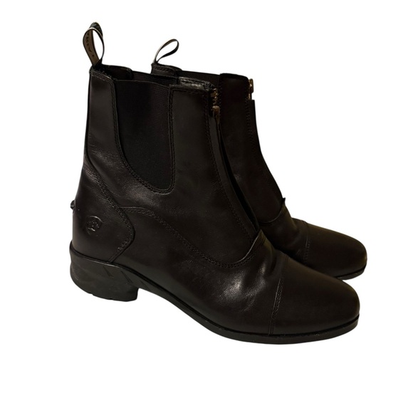 Ariat® Ladies Heritage IV Zip Waterproof Paddock Boots Black 8M - Picture 4 of 10